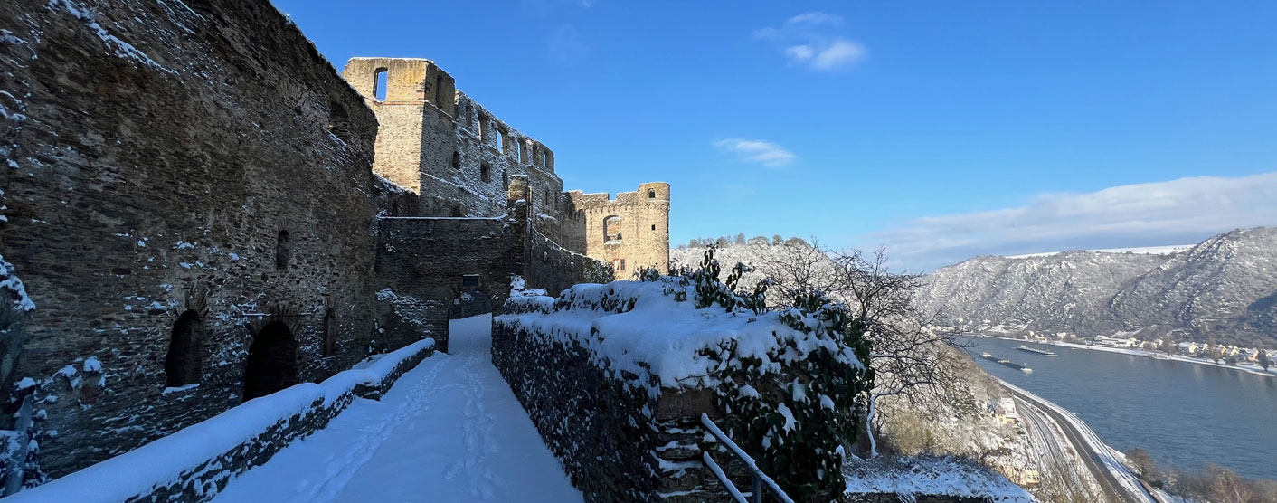 Winter auf Burg Rheinfels